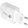 Leotec Cargador de Pared 20W USB-C PD + USB-A Blanco LECSPH20W2W2
